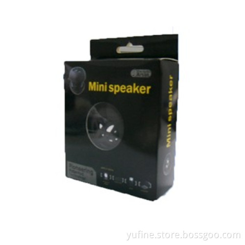 Black small hamburger speaker